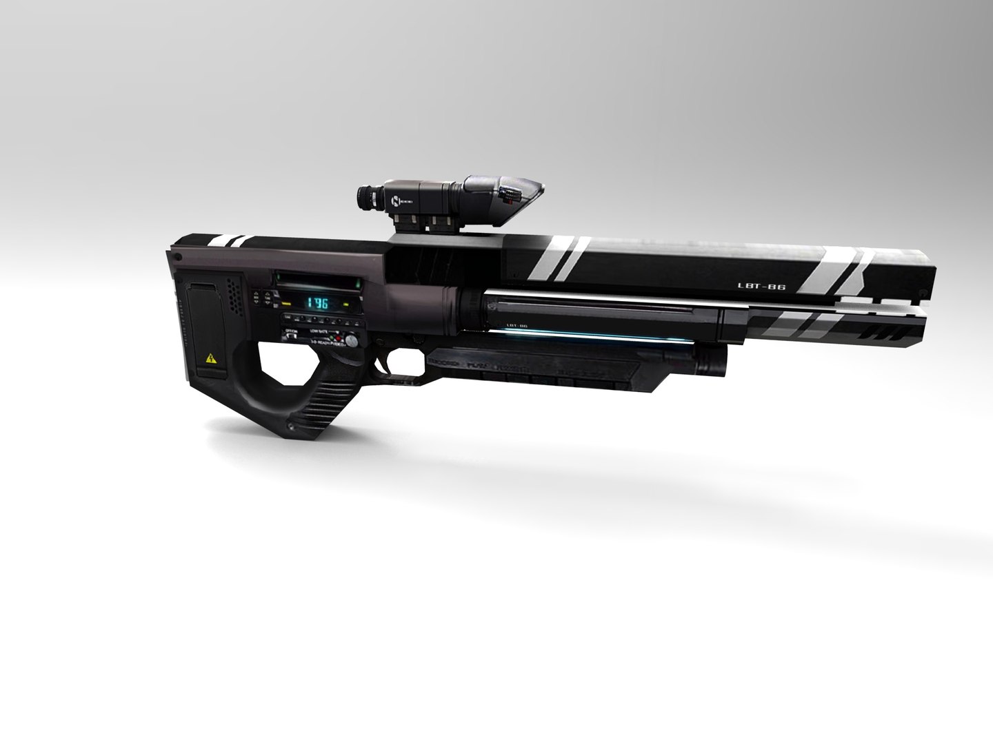 3d Model Modern Gun