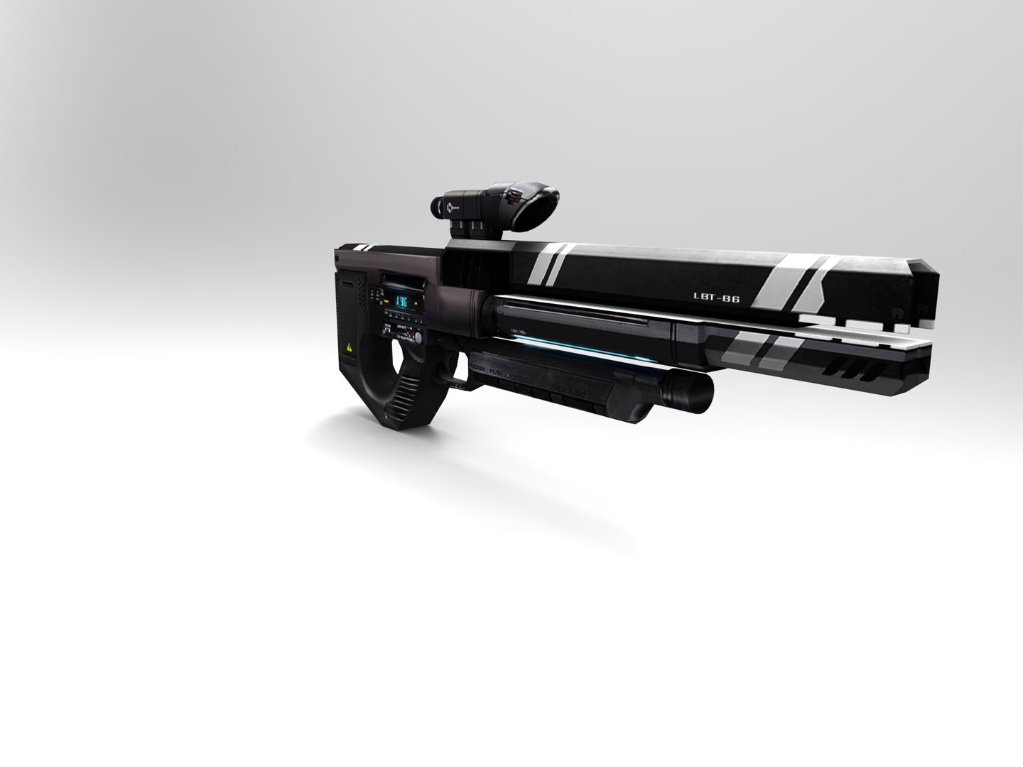 3d Model Modern Gun