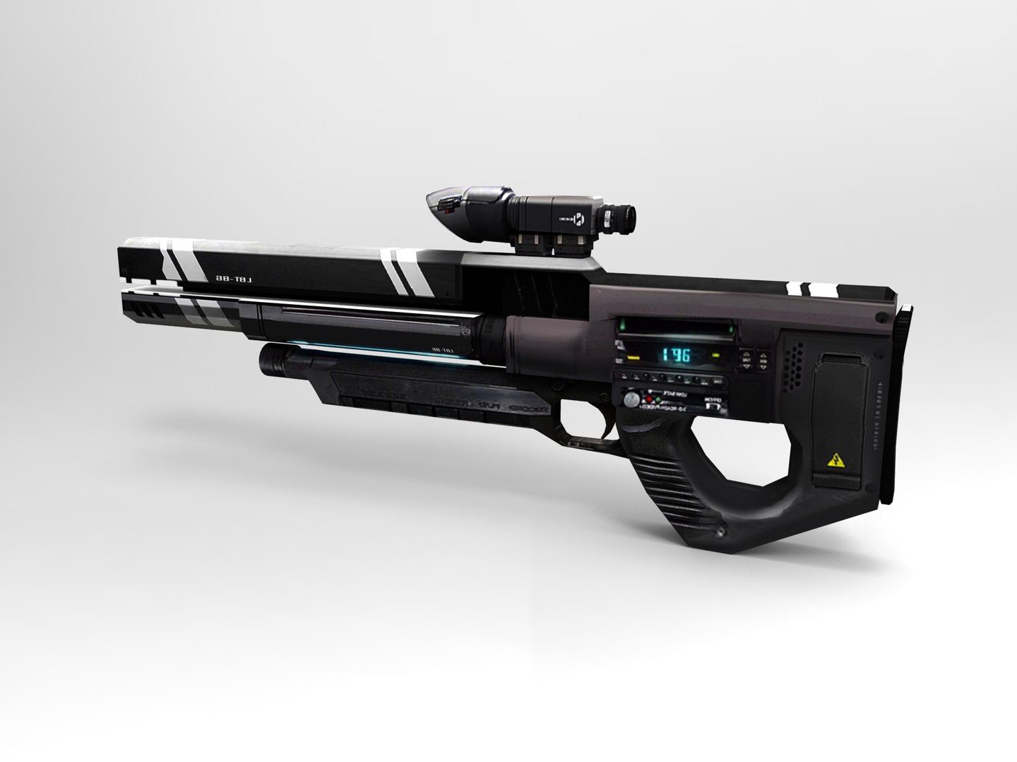 3d Model Modern Gun