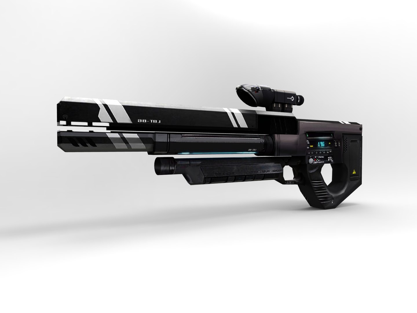 3d Model Modern Gun