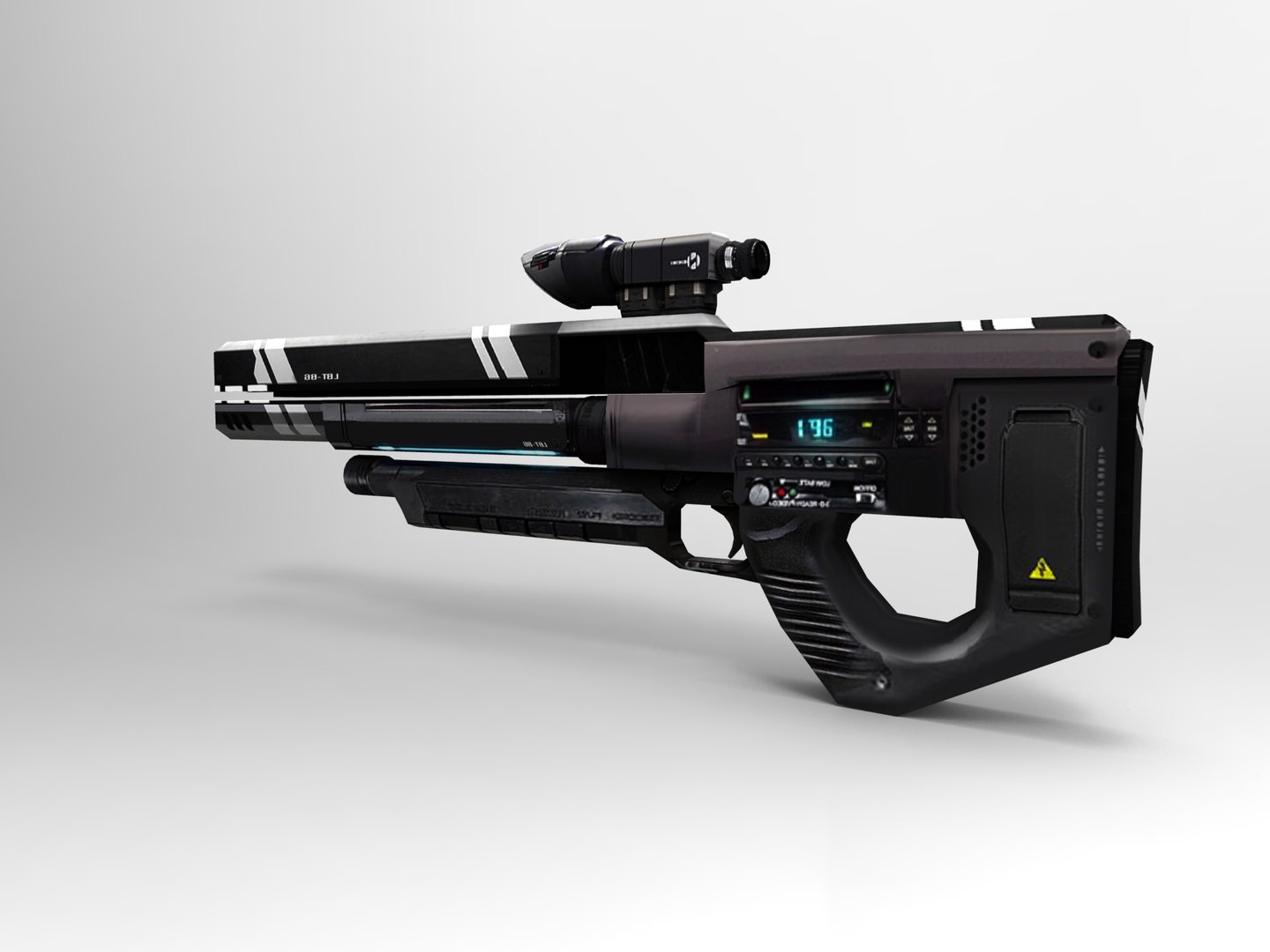 3d Model Modern Gun