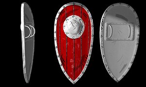 Comic style shield