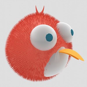 Bird Frenzy Blender Made 3D Angry Bird Model