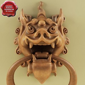 3d model door knocker