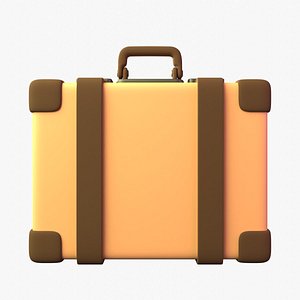3D Suitcase Holiday 3D Illustration model