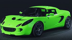 2006 Lotus Elise 3D Model Lightweight Perfection