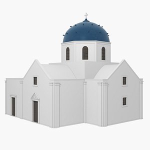 3D model greek church