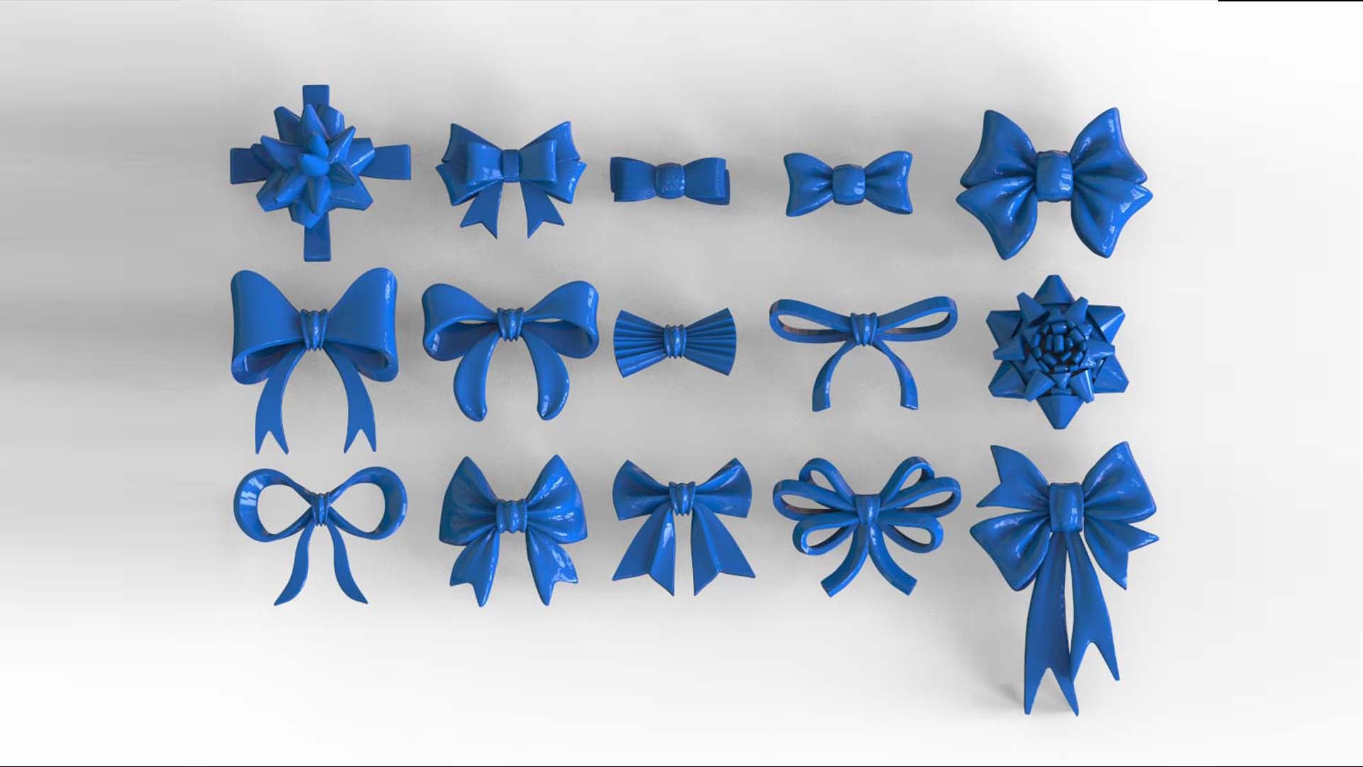 3D BOWS - TurboSquid 2063809