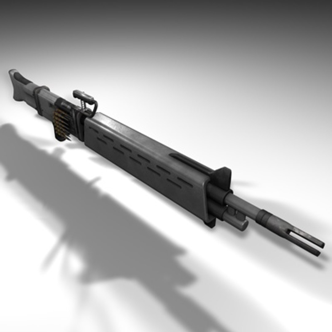 3d Model Machinegun