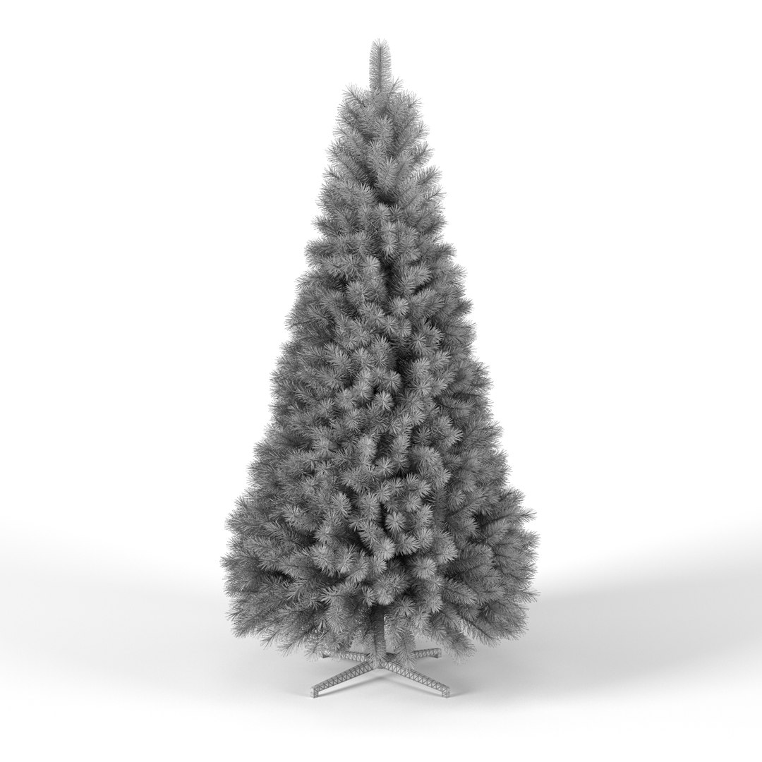 3D Christmas Tree 9 Feet With Lights Model TurboSquid 1815280