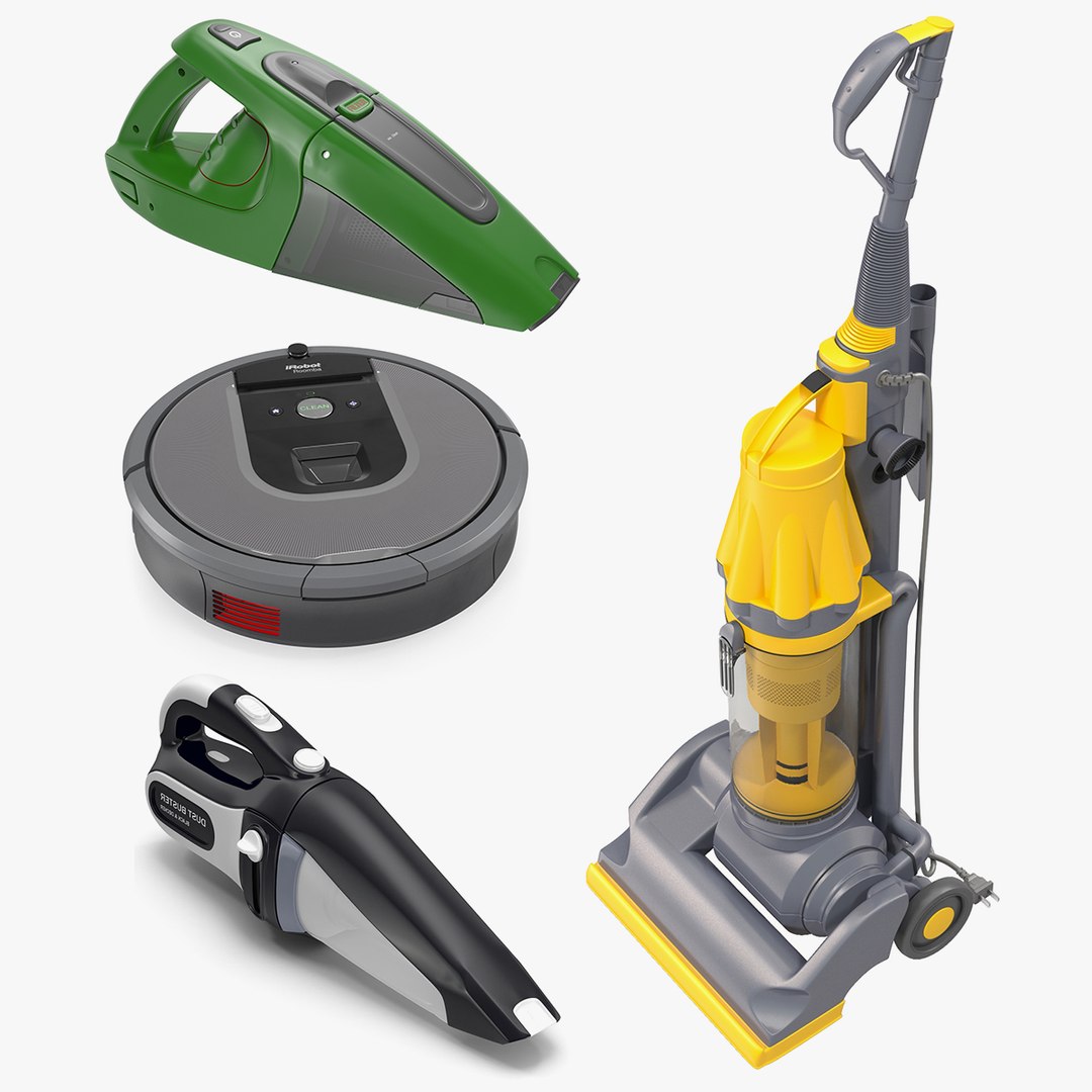 Vacuum Cleaners 3D Models Collection 3 3D model preview