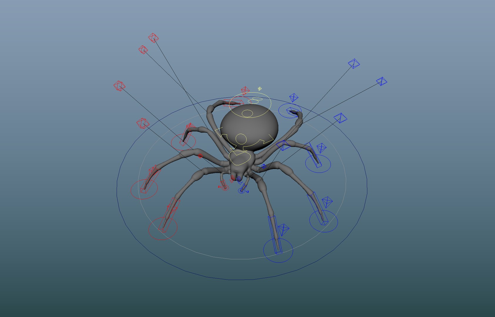 3D Garden Spider Model - TurboSquid 2253371
