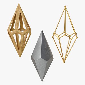 Hexagonal Trapezohedron Deltoid 3D model