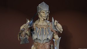 Orc armored 3D model