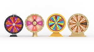 Wheel of Fortune Collection 3D model