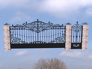 Wrought Iron Gate