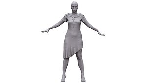 3D Base Body Scan Margie model