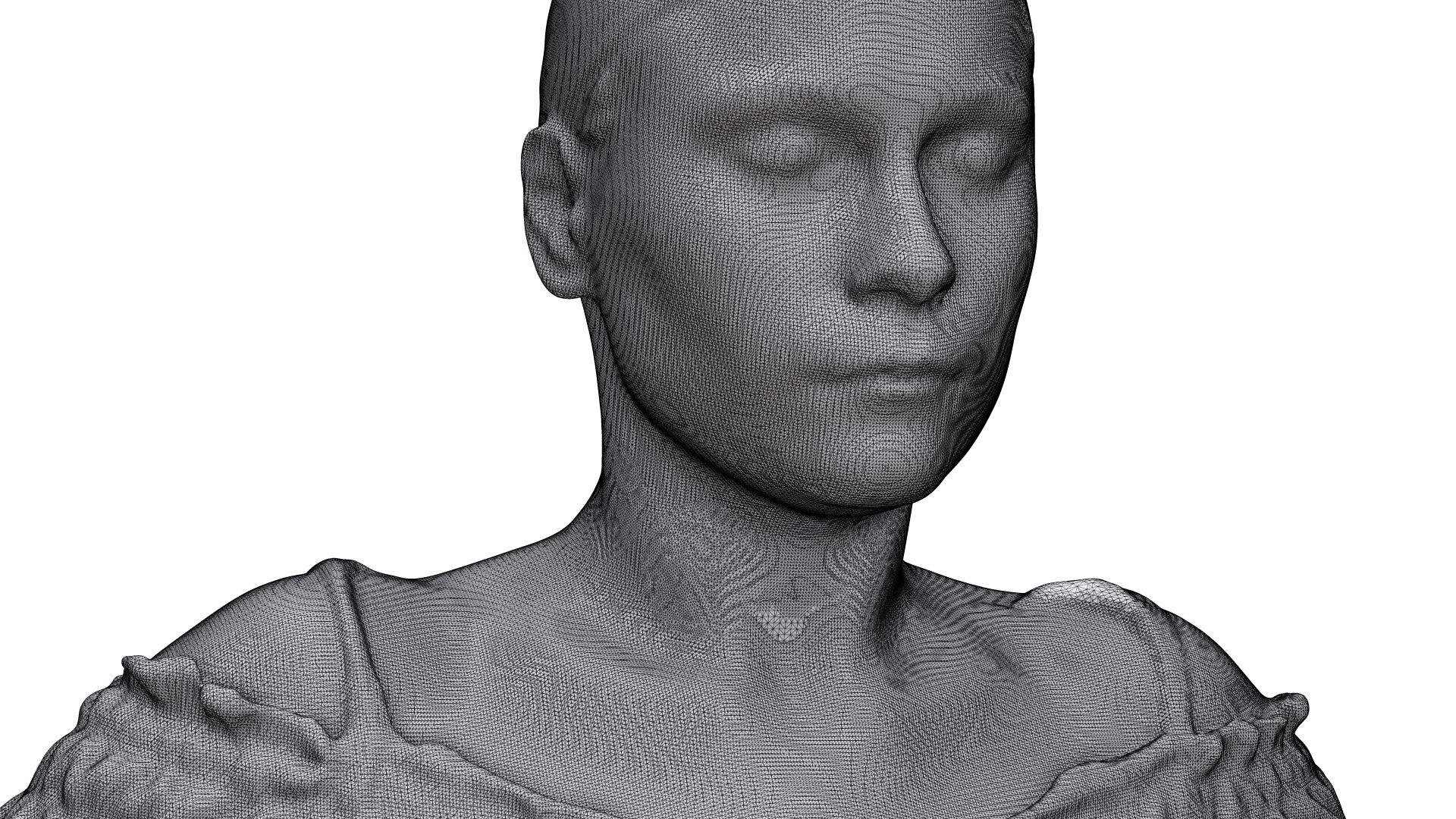 3D Base Body Scan Margie model TurboSquid 1835052