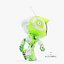 Lovely green robot - companion