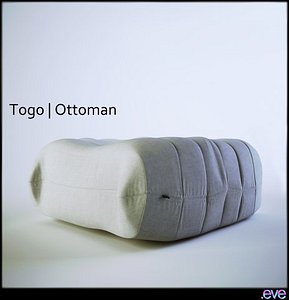 Togo Ottoman 3d model