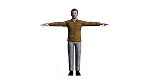 3D Man with shirts