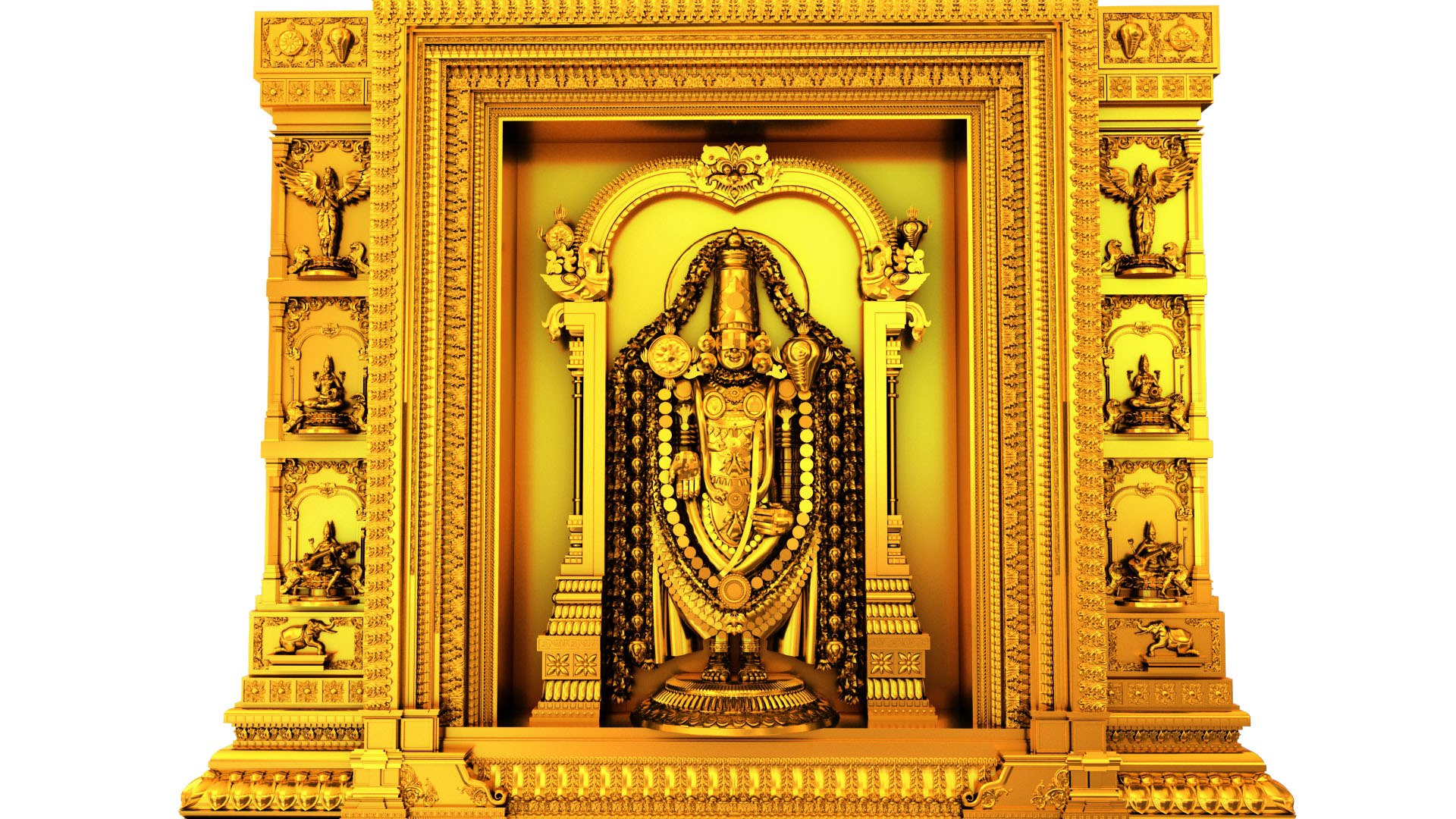 3d God Balaji Venkateswara 3d Model Maya 2012 Model Turbosquid 1788582