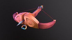 stylized crossbow