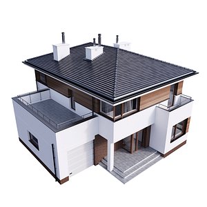 cottage house 3D model