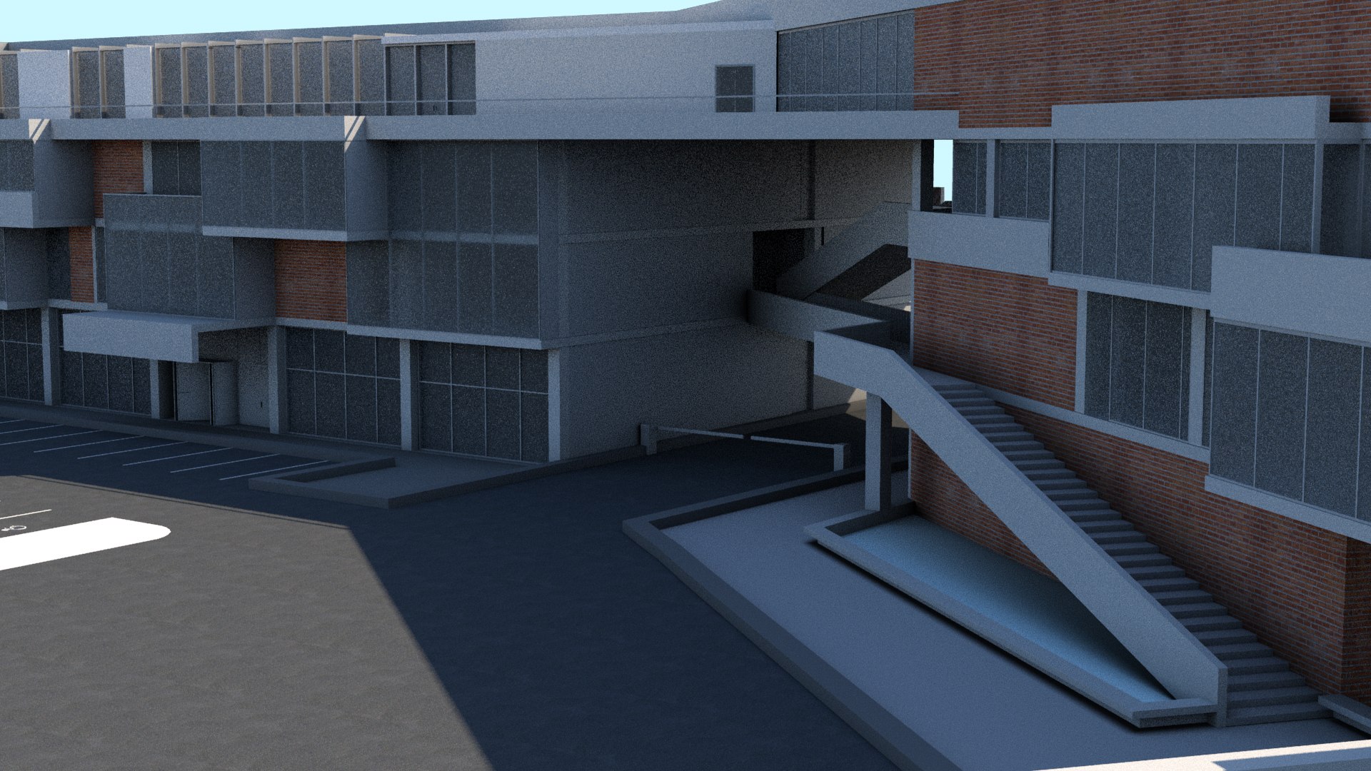 Customs Entrance Environment Model - TurboSquid 1367310