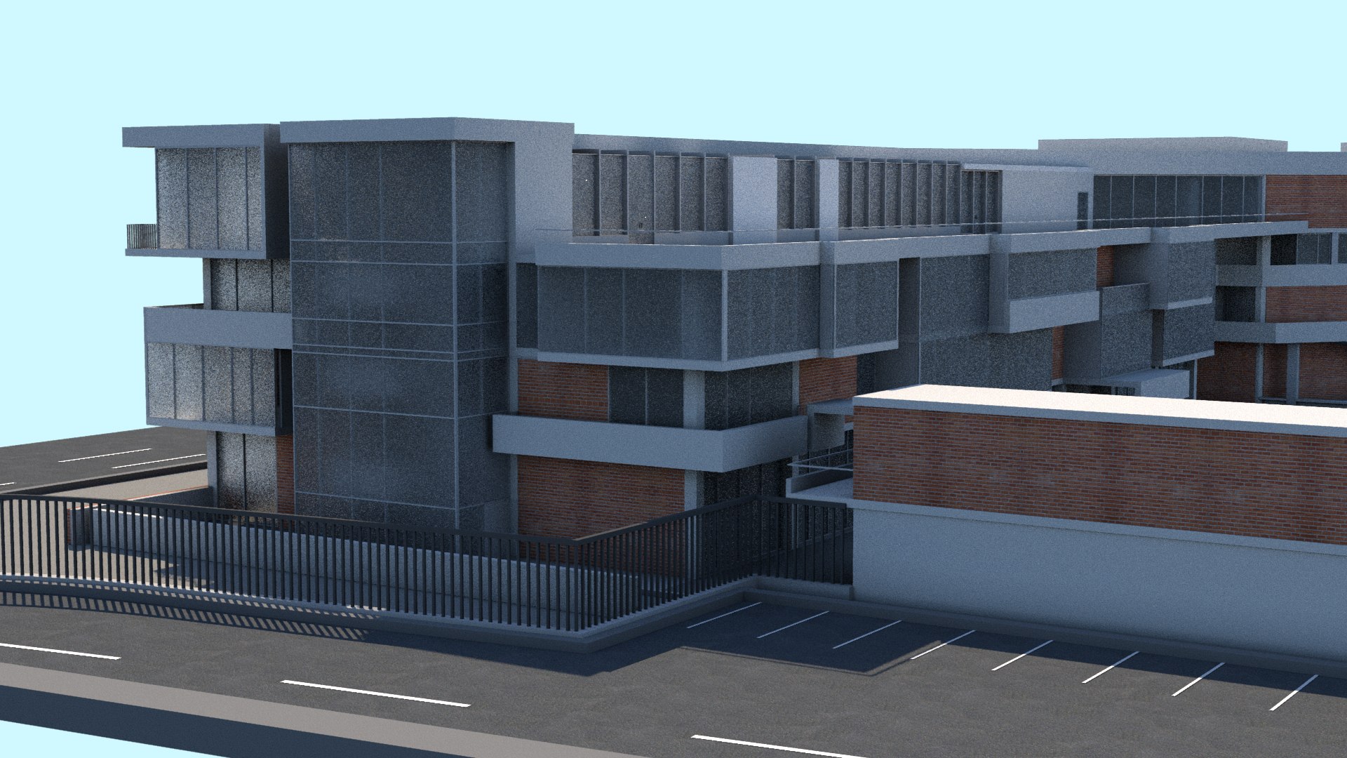 Customs Entrance Environment Model - TurboSquid 1367310