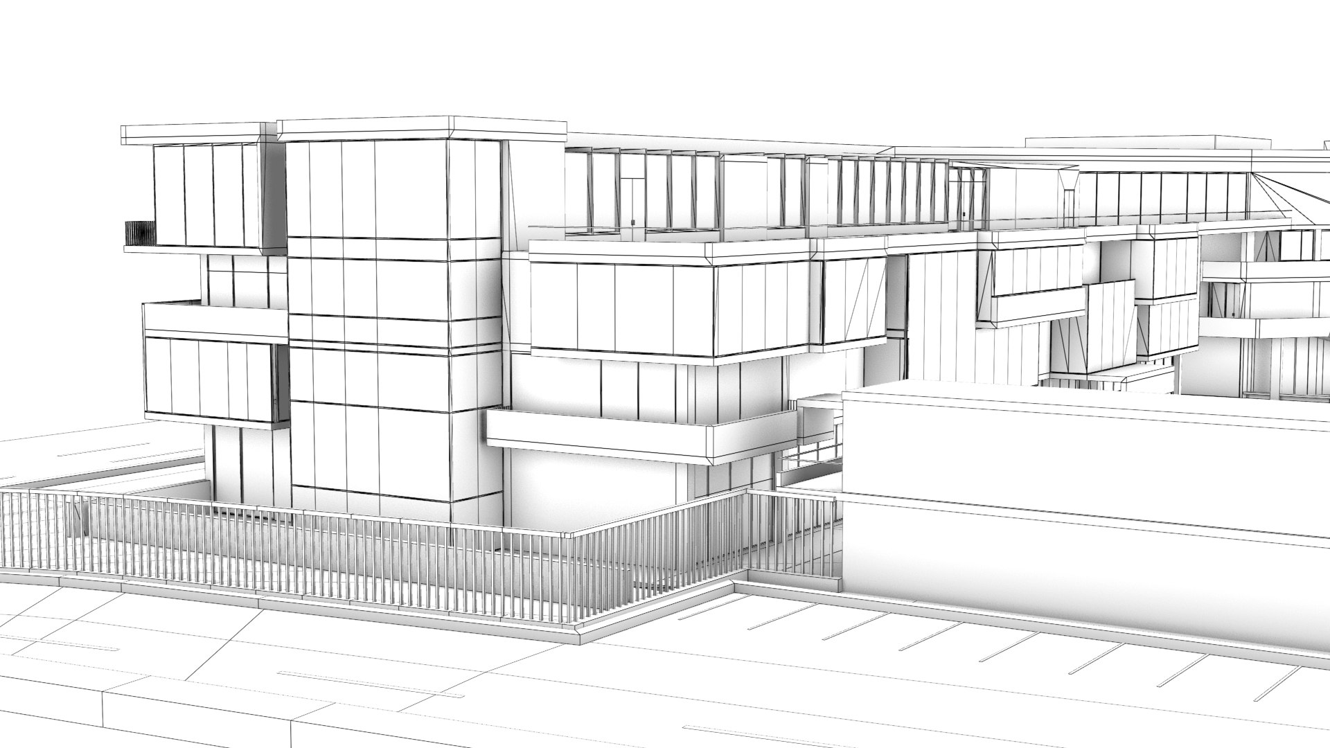Customs Entrance Environment Model - TurboSquid 1367310
