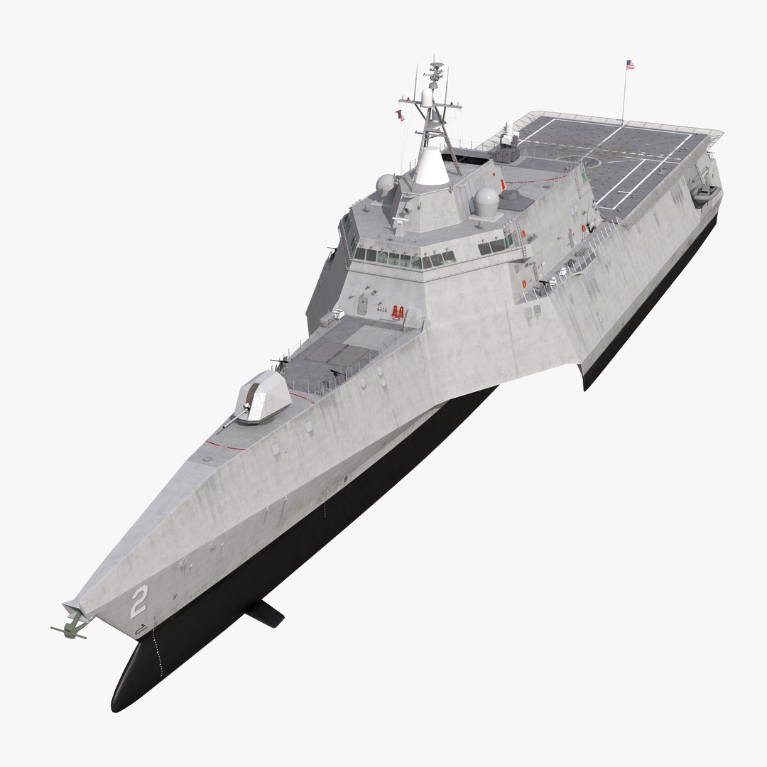 USS Independence LCS-2 Rigged 3D model preview