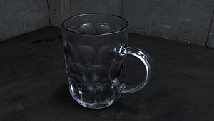 3d model of beer stein