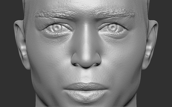 3D Model Bust Black Man Printing - TurboSquid 1657542