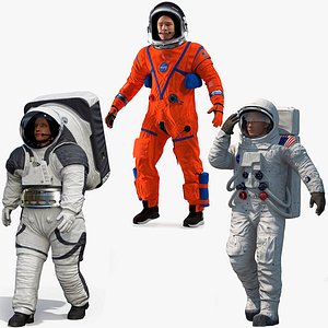 NASA Astronauts Rigged for Maya Collection