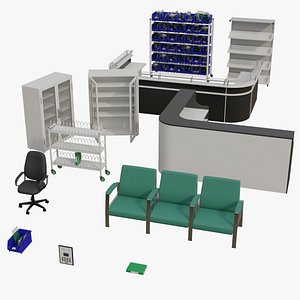 3D Hospital Props Collection 6 Basic
