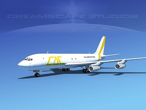 3d 707-320 airlines boeing 707