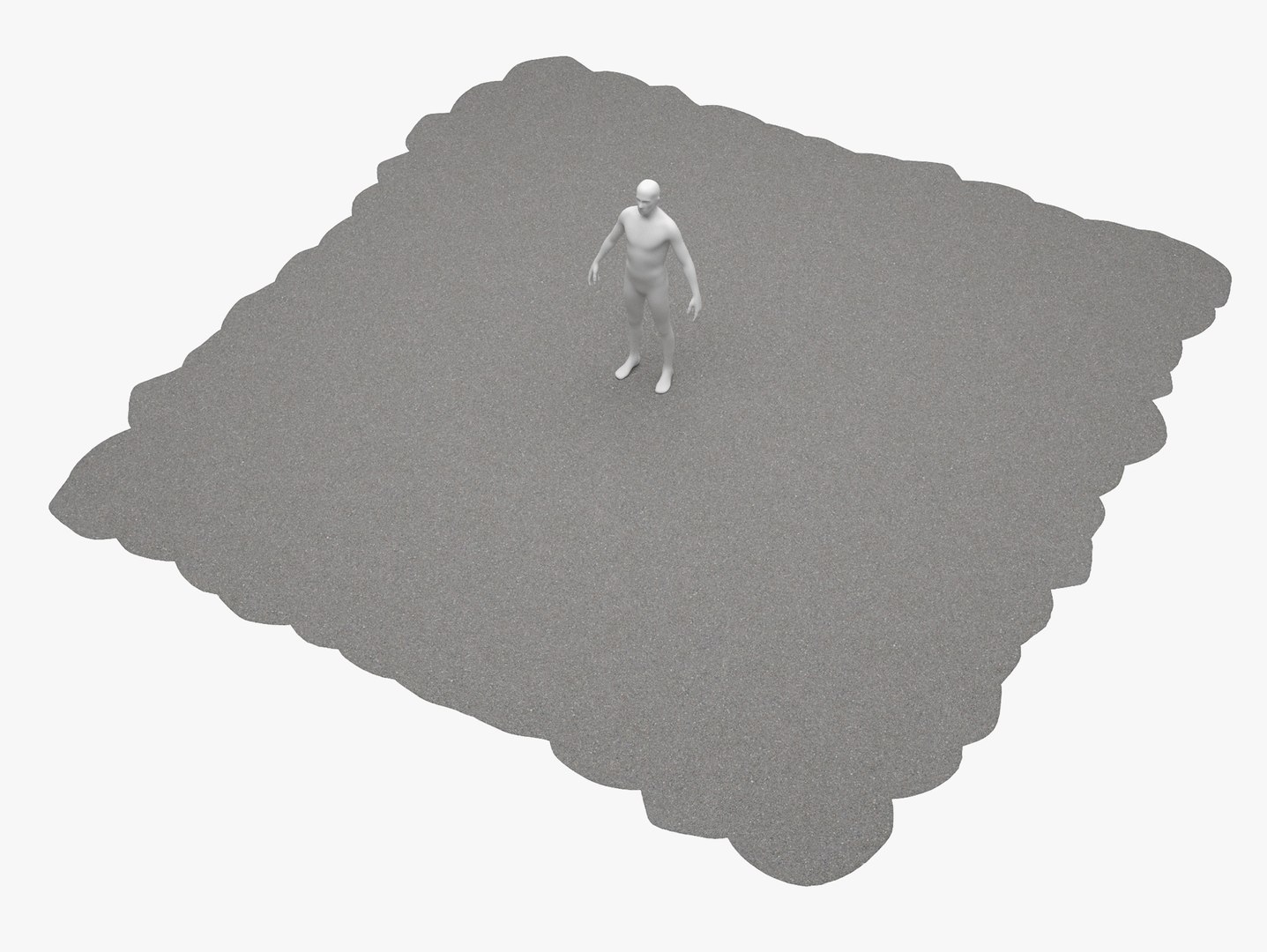 3D pavement section - TurboSquid 1221583