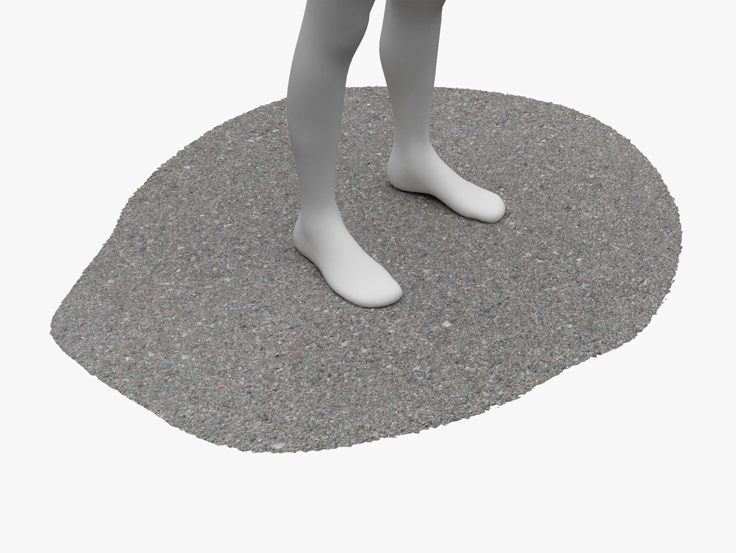 3D pavement section - TurboSquid 1221583