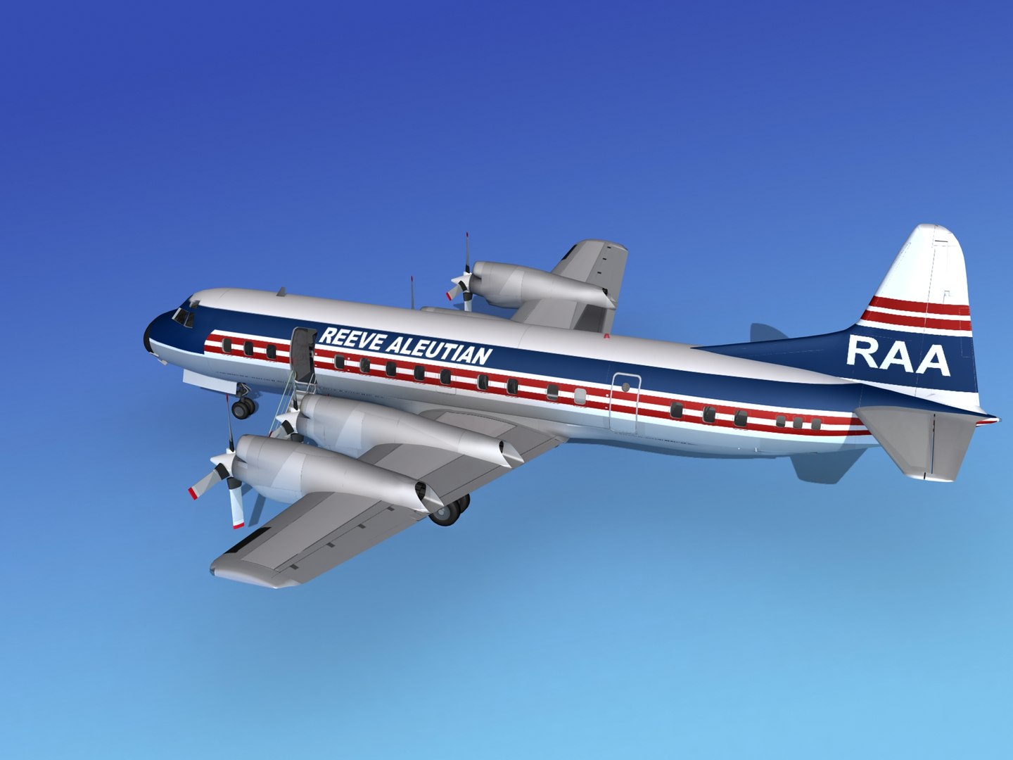 propellers electra lockheed 3d 3ds