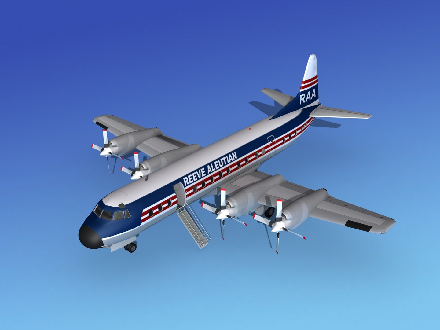 propellers electra lockheed 3d 3ds