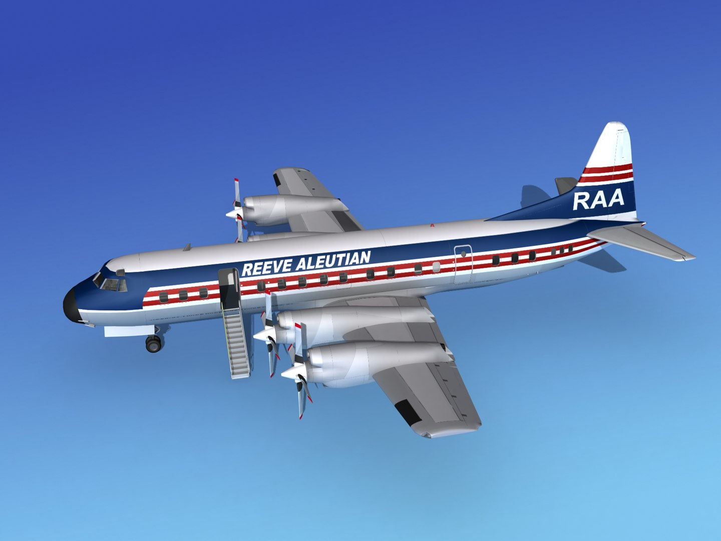 propellers electra lockheed 3d 3ds