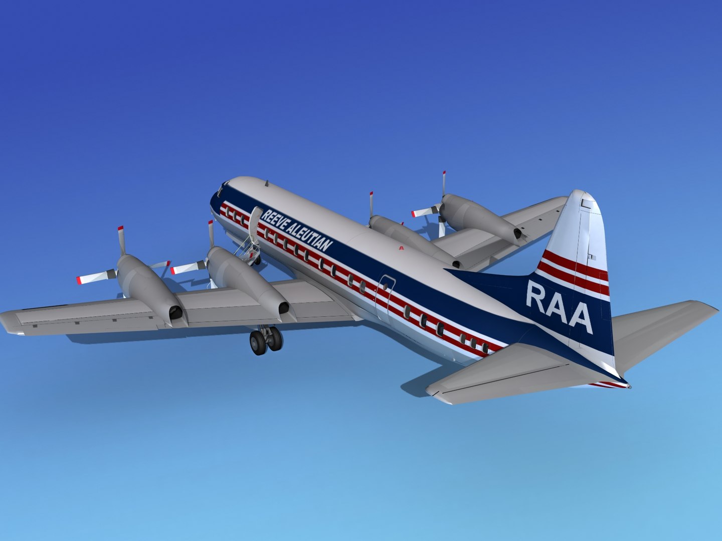 propellers electra lockheed 3d 3ds