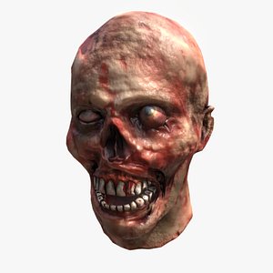 Lowpoly Zombie Head