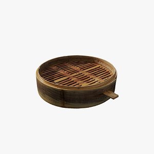 3D Anydrafts Bamboo steamer 02 model