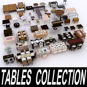 3d model table furniture