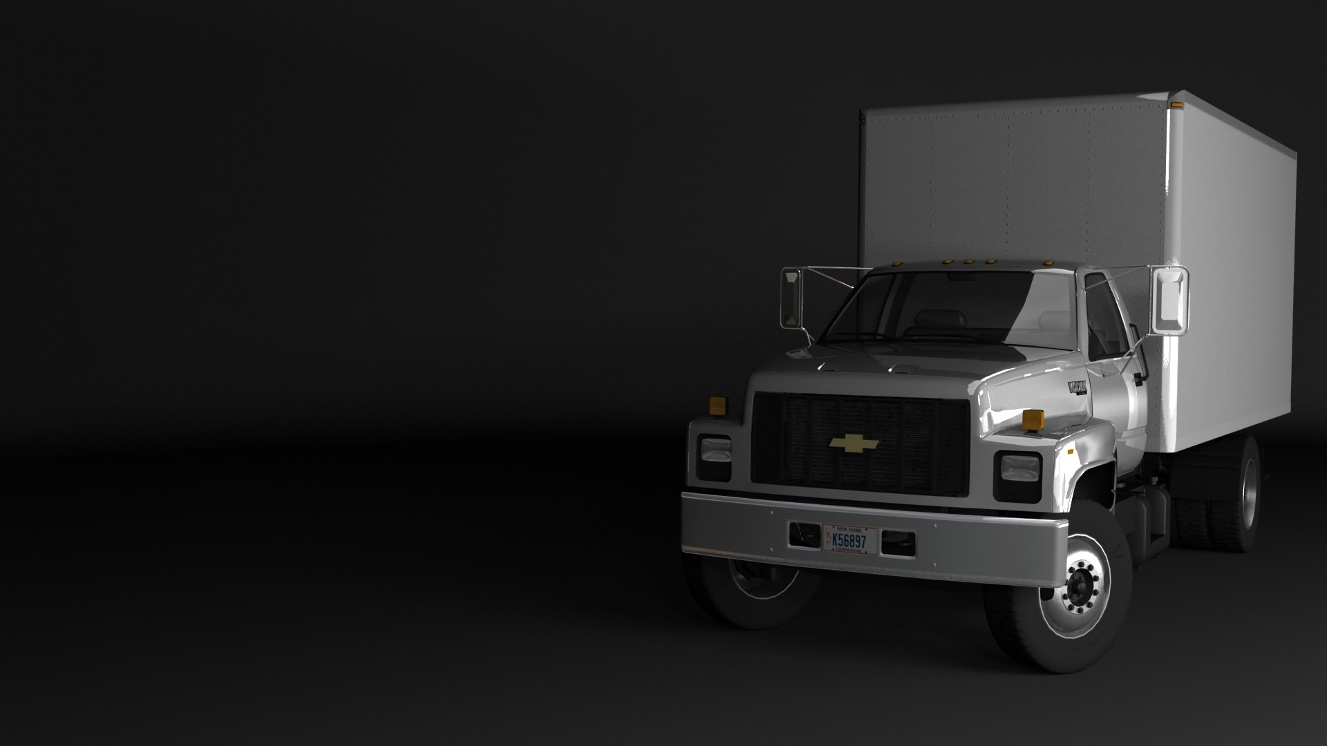 Box Chevy Kodiak 3D TurboSquid 1677934
