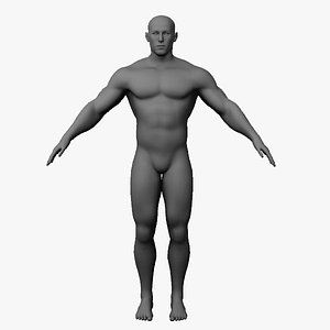 3d male wrestler