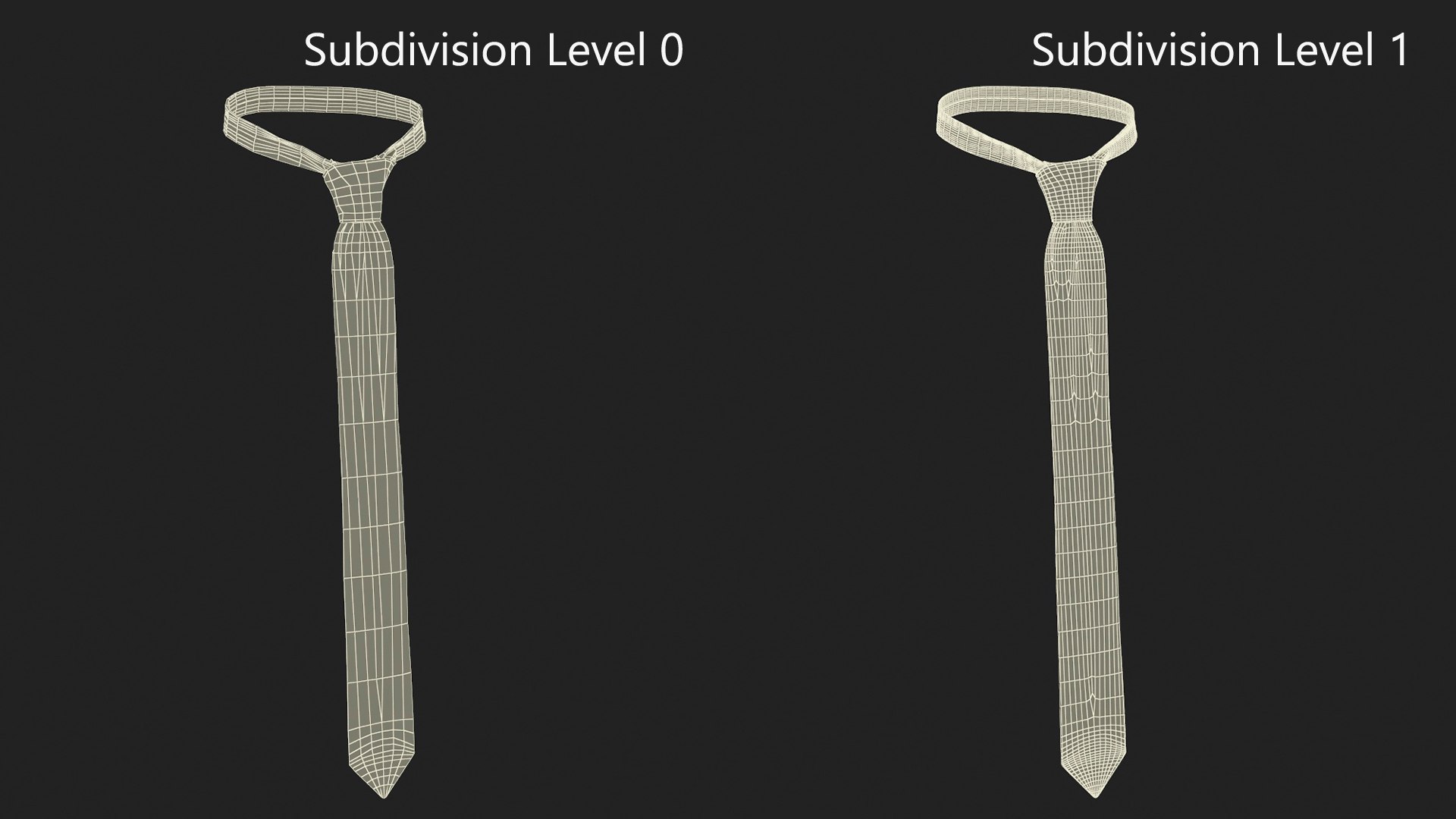 Classic Striped Necktie 3D - TurboSquid 2203522