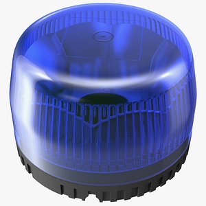 Blue Emergency Flashing Beacon